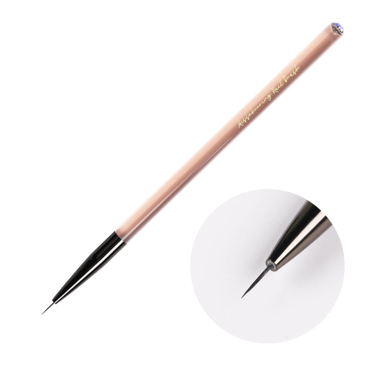 亞克力茶色筆刷美甲筆彩繪拉線筆光療筆