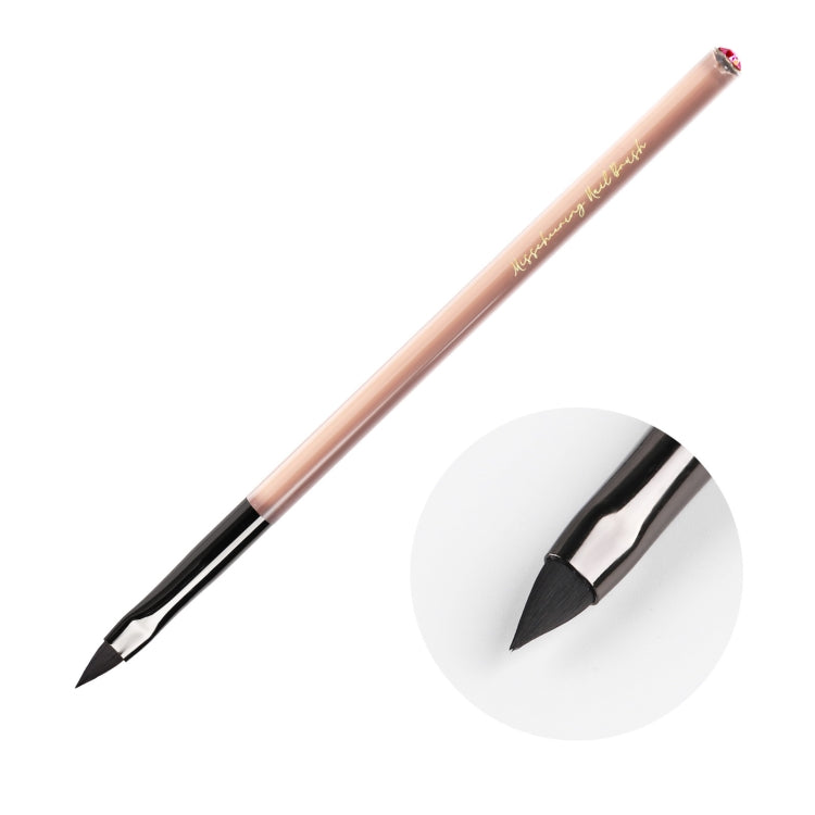 亞克力茶色筆刷美甲筆彩繪拉線筆光療筆