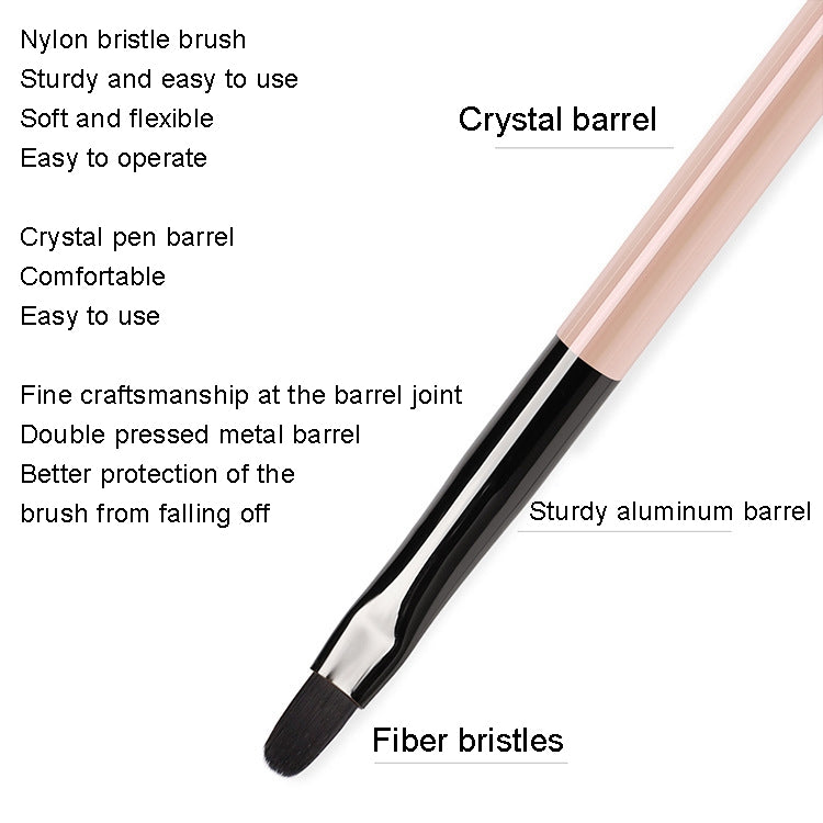 亞克力茶色筆刷美甲筆彩繪拉線筆光療筆