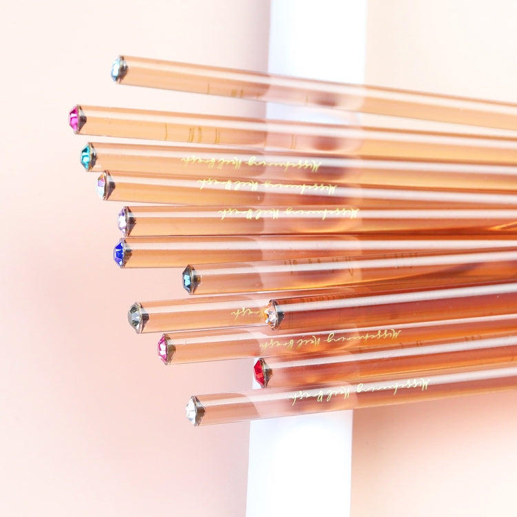 亞克力茶色筆刷美甲筆彩繪拉線筆光療筆