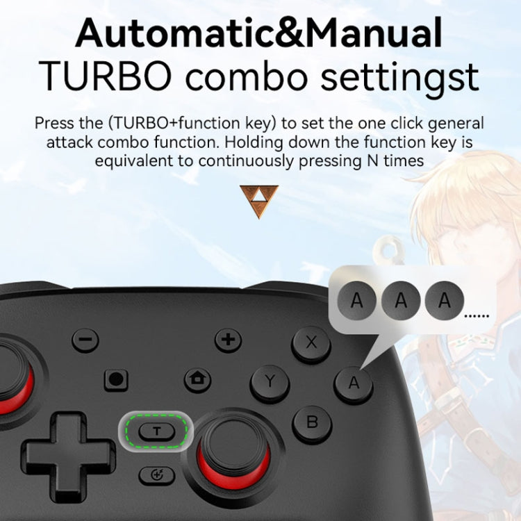 無線藍牙體感震動遊戲手柄 適用於Nintendo Switch/Switch PRO
