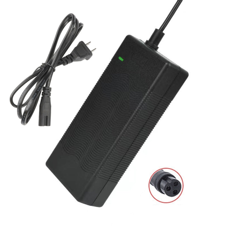 42V 2A 航空頭 三芯GX16 電動滑板車智能充電器 36V鋰電池充電器