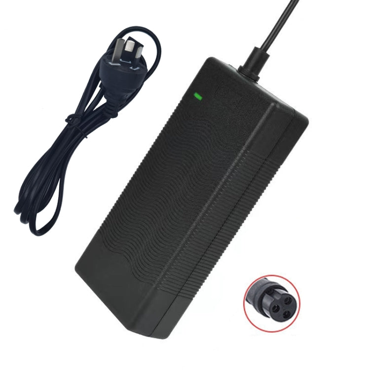 42V 2A 航空頭 三芯GX16 電動滑板車智能充電器 36V鋰電池充電器