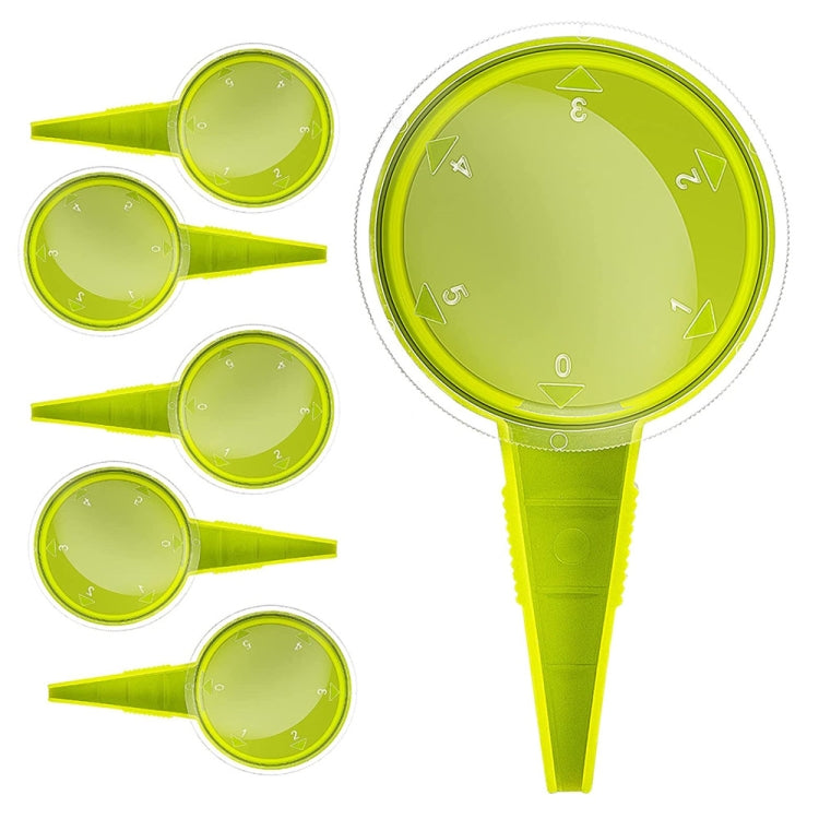 熒光綠播種器5檔可調園藝工具塑料打洞器