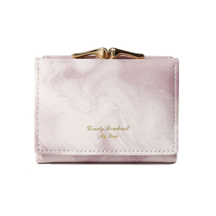 水墨畫元素三折錢包 迷你便攜錢夾