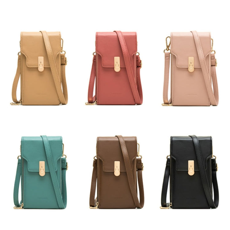 大容量多隔層單肩手機包 迷你斜挎包