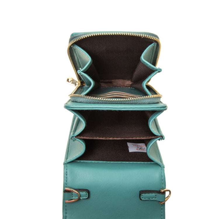 大容量多隔層單肩手機包 迷你斜挎包