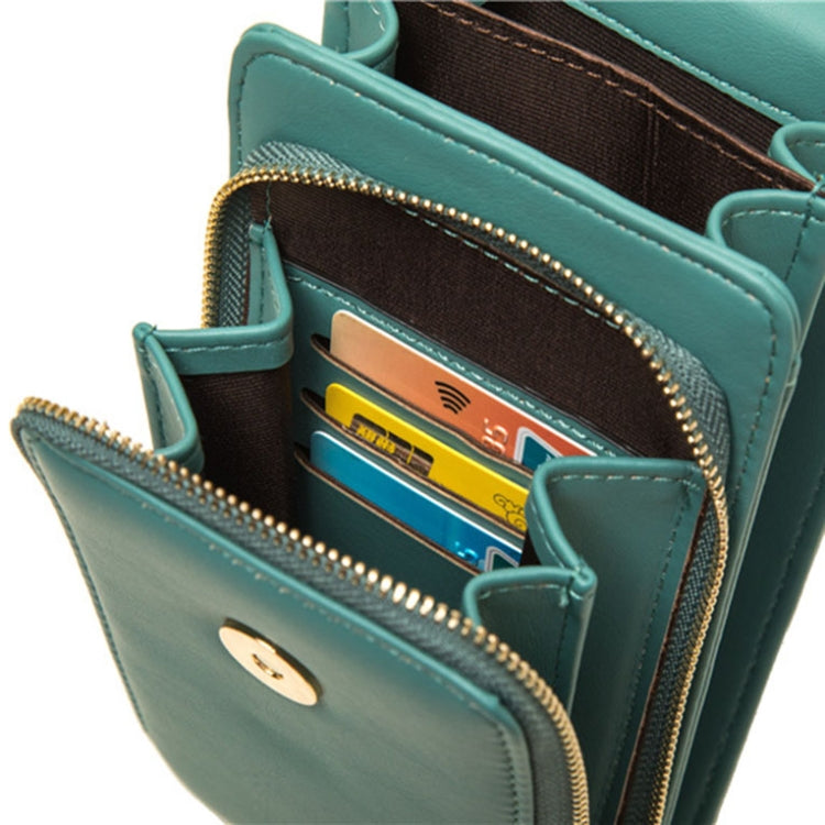 大容量多隔層單肩手機包 迷你斜挎包