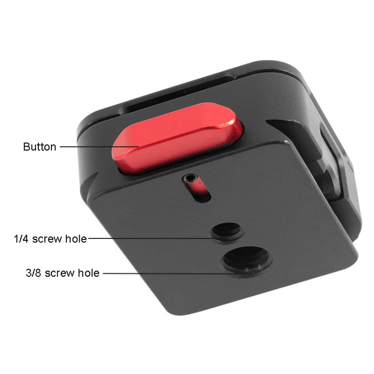 BEXIN CL-01 通用銳爪快裝板套裝 迷你雲台快拆板底座 單反相機三腳架穩定器滑軌