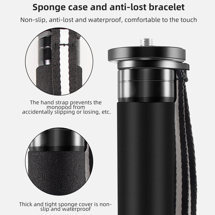 碳纖維獨腳架安裝單反相機攝影