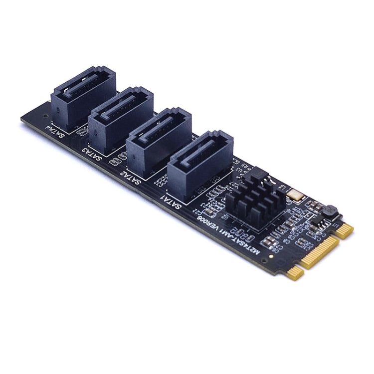 JMB582 M2 KEY-M NVME PCI-E轉SATA3.0硬盤轉接卡