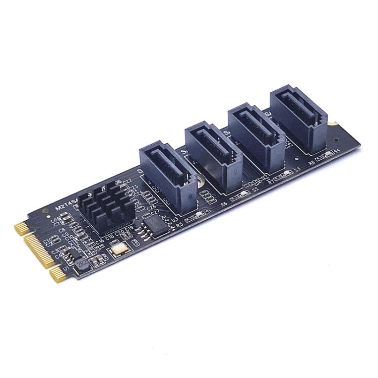 JMB582 M2 KEY-M NVME PCI-E轉SATA3.0硬盤轉接卡