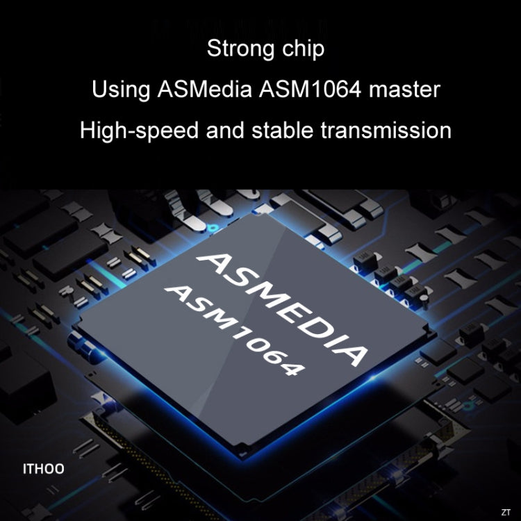 JMB582 M2 KEY-M NVME PCI-E轉SATA3.0硬盤轉接卡
