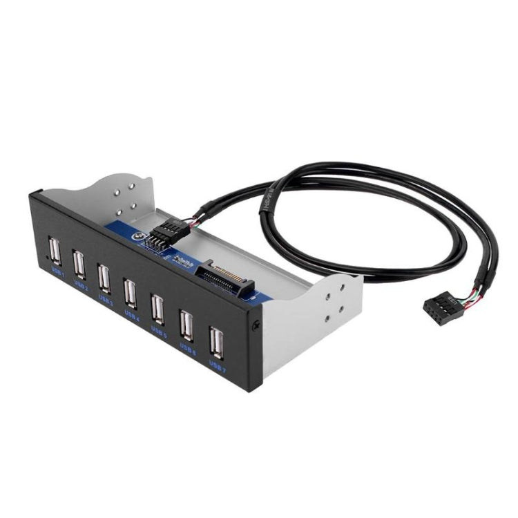 7口 USB2.0光驅位前置面板