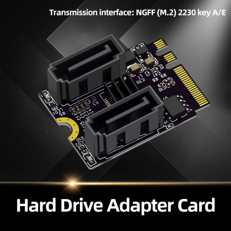 M2轉SATA3.0轉接卡PCI-E3.0卡KEY A+E WIFI M.2轉SATA JMB582芯片