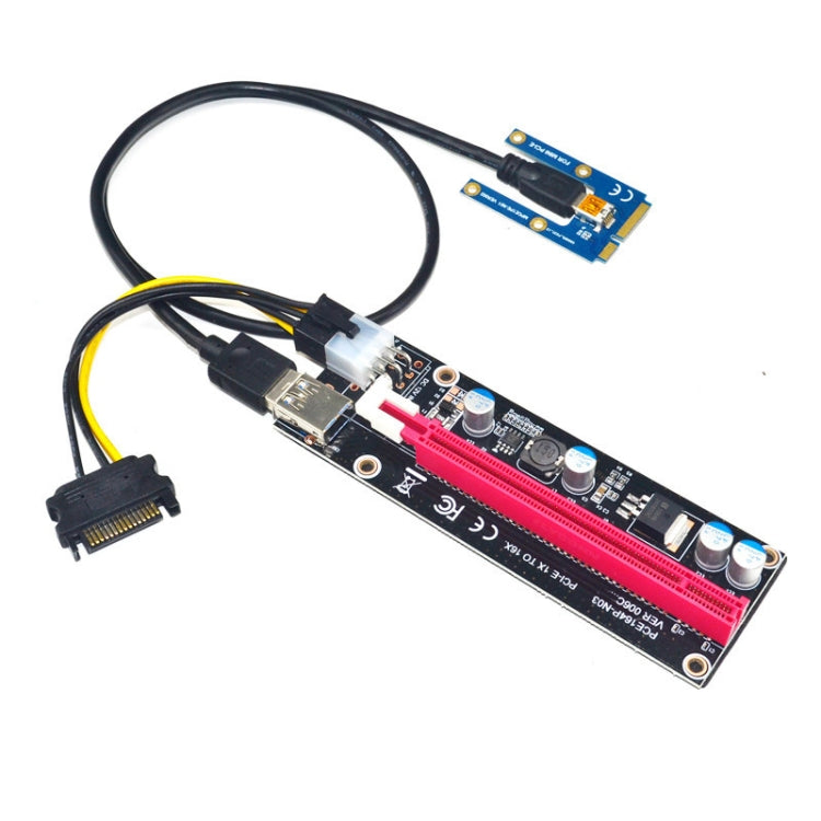 PCE164P-N03 VER006C Mini PCI-E 1X 轉 16X 轉接卡筆記本電腦外接PCI-E獨立顯卡