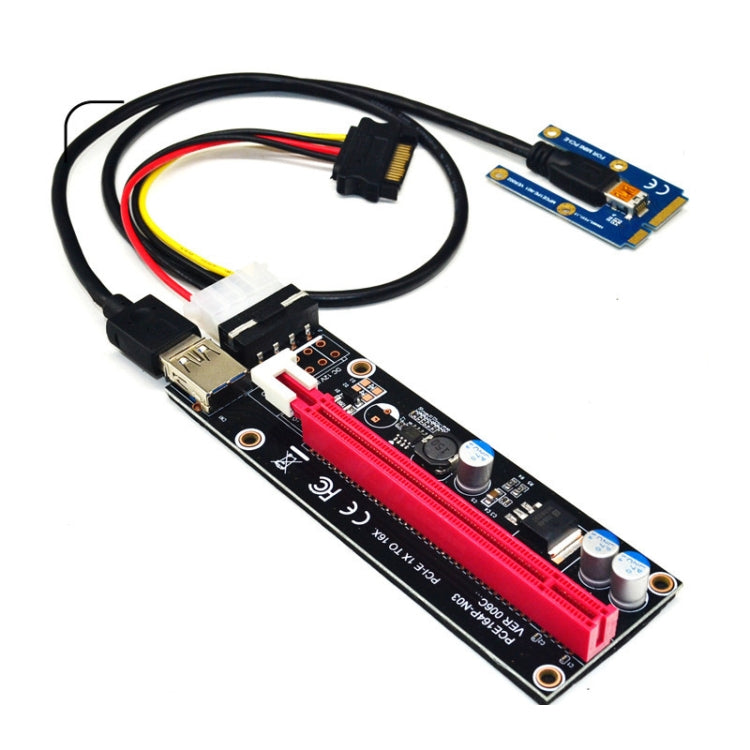 PCE164P-N03 VER006C Mini PCI-E 1X 轉 16X 轉接卡筆記本電腦外接PCI-E獨立顯卡