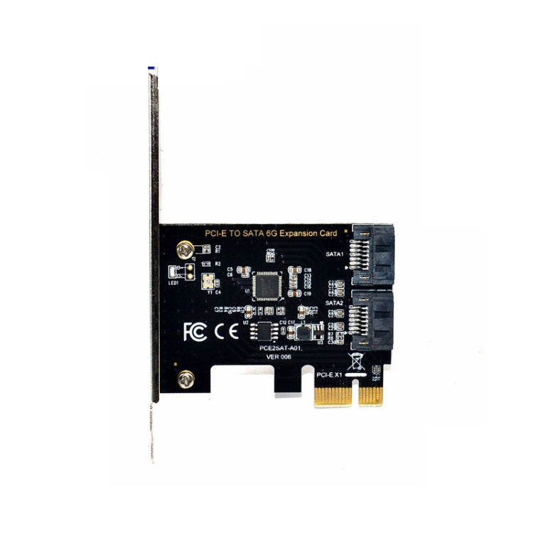 PCE2SAT-A01 PCI-E 1X 轉SATA3.0擴展卡6G轉接卡