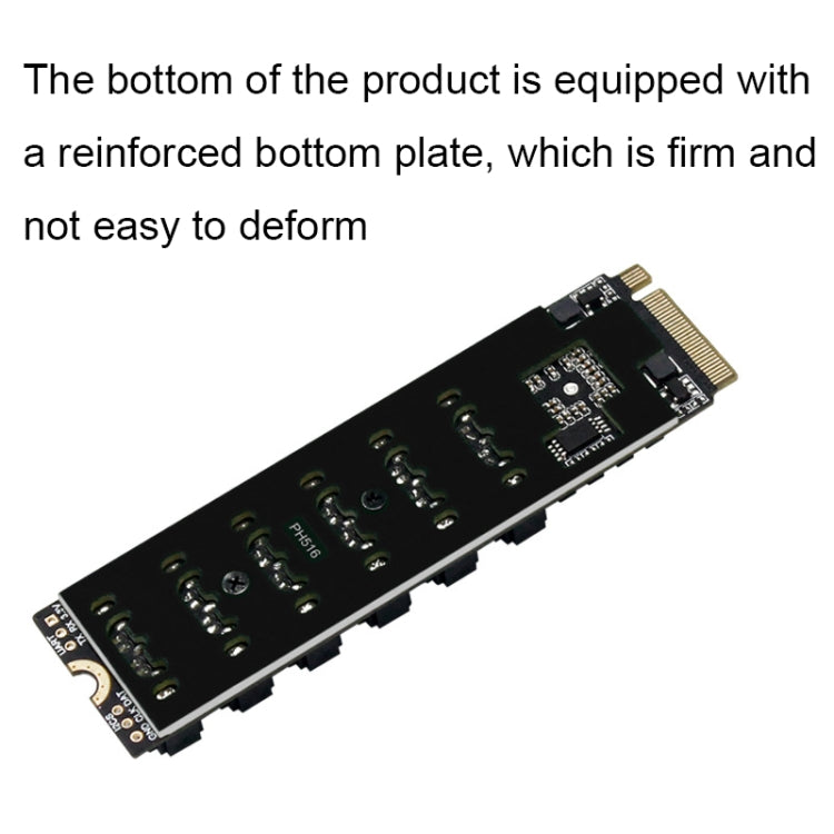 M2 M-EKY PCIE3.0轉SATA6G轉接擴展卡 6口硬盤擴展適配卡