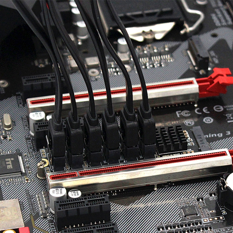M2 M-EKY PCIE3.0轉SATA6G轉接擴展卡 6口硬盤擴展適配卡