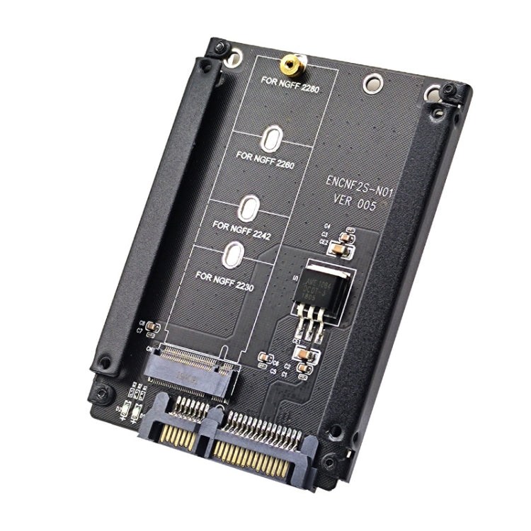 ENCNF2S-N01 NGFF轉SATA3轉接卡M.2 KEY B-M SSD固態硬盤轉6G接口轉換卡轉接頭