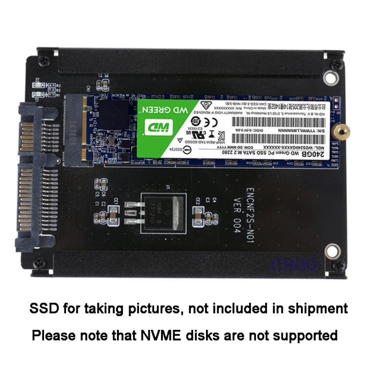 ENCNF2S-N01 NGFF轉SATA3轉接卡M.2 KEY B-M SSD固態硬盤轉6G接口轉換卡轉接頭