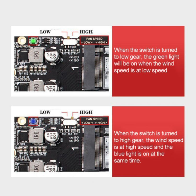 PCI-E X16轉M.2 M-key NVME X4 SSD RAID陣列擴展適配器 支持2242/2260/2280/22110