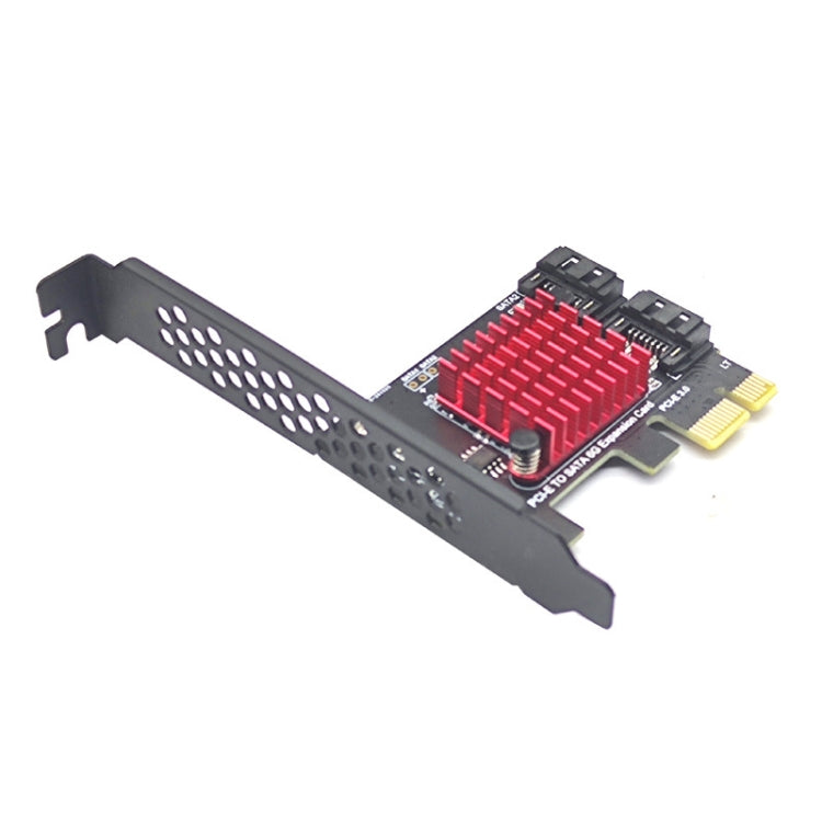 PCI-E 1X GEN3轉SATA3.0擴展卡2口6Gbps轉接擴展IPFS硬盤