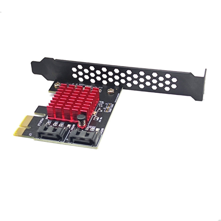 PCI-E 1X GEN3轉SATA3.0擴展卡2口6Gbps轉接擴展IPFS硬盤