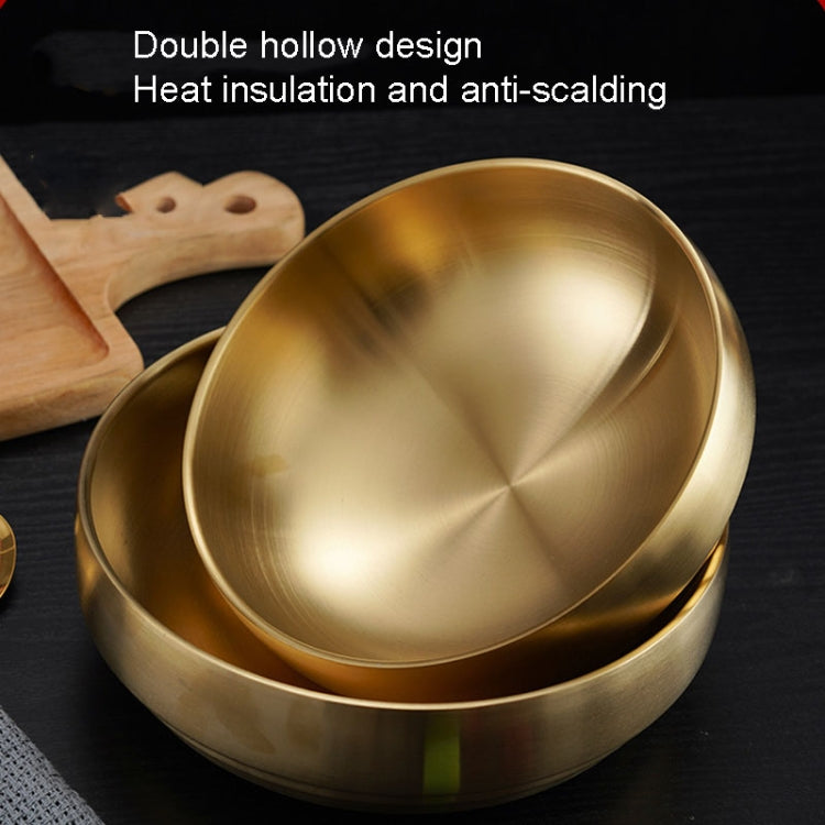 不銹鋼雙層加厚冷麵碗 拌飯碗