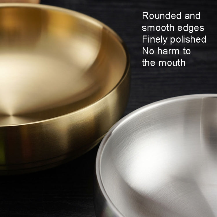 不銹鋼雙層加厚冷麵碗 拌飯碗