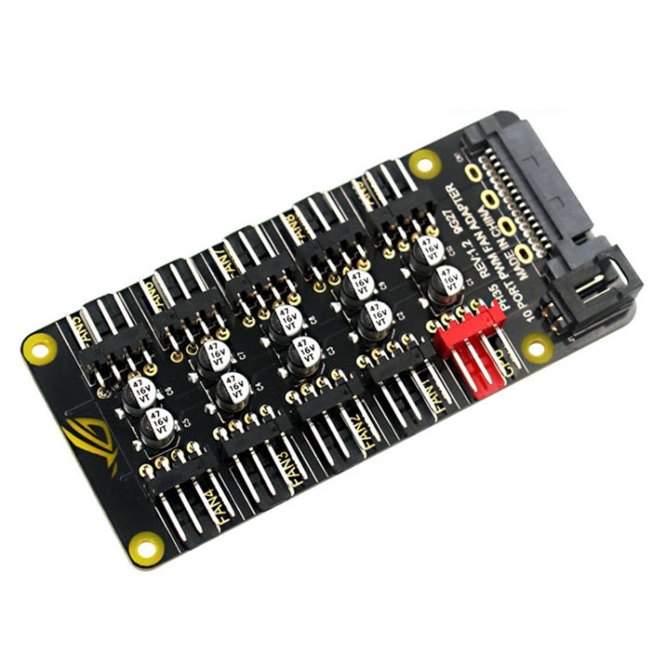 PWM風扇集線器台式電腦CPU風扇擴展器 支持3針4針