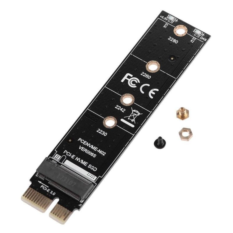 PCI-E 1X To M.2 NVME KEY-M轉接卡擴展卡
