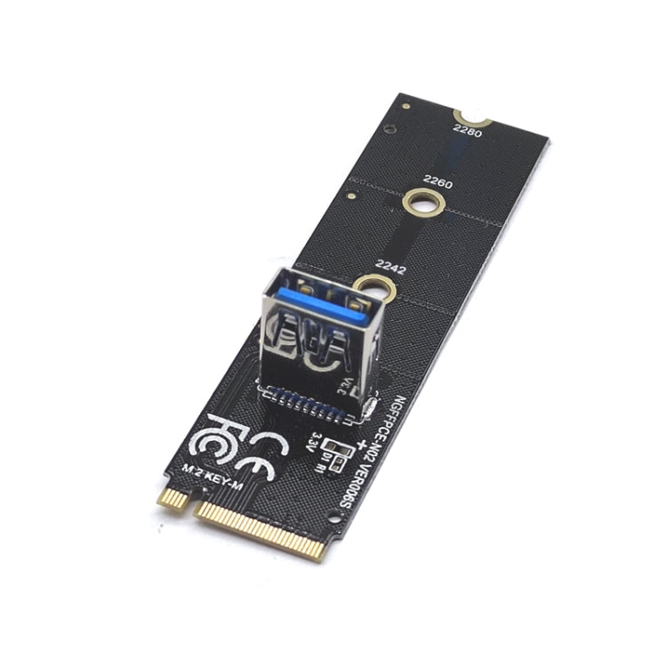 M.2 NVME 轉 USB 3.0 PCI-E 擴展卡顯卡轉接器