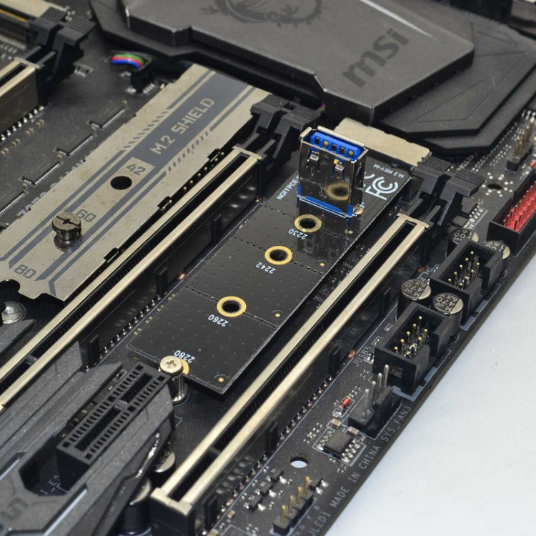 M.2 NVME 轉 USB 3.0 PCI-E 擴展卡顯卡轉接器