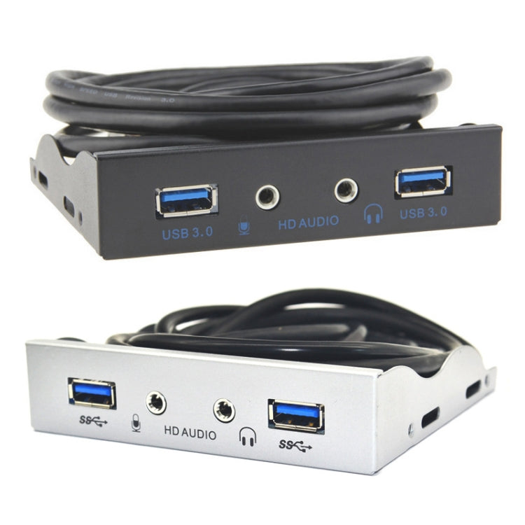 3.5-inch  2 USB 3.0+HD AUDIO Port  軟驅位機箱前置面板