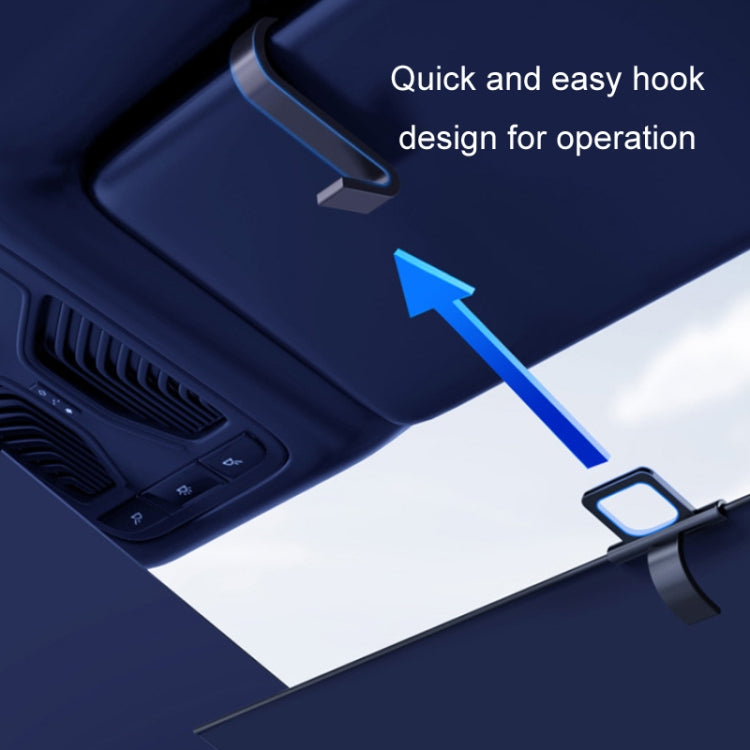 汽車前擋風玻璃可伸縮防晒遮陽簾