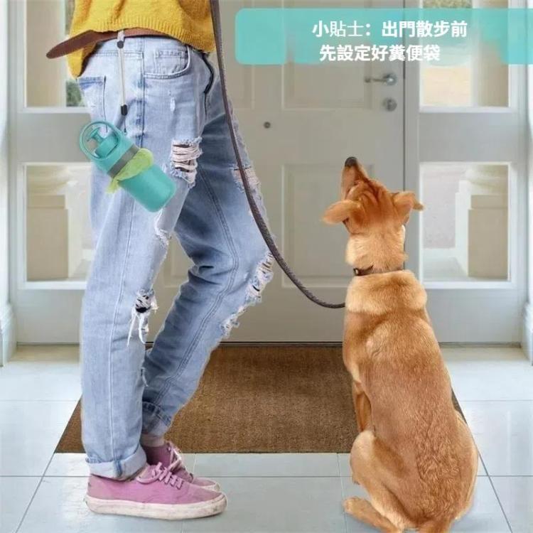 寵物拾便器狗狗外出便攜6爪鏟屎夾屎器撿屎垃圾袋分配器