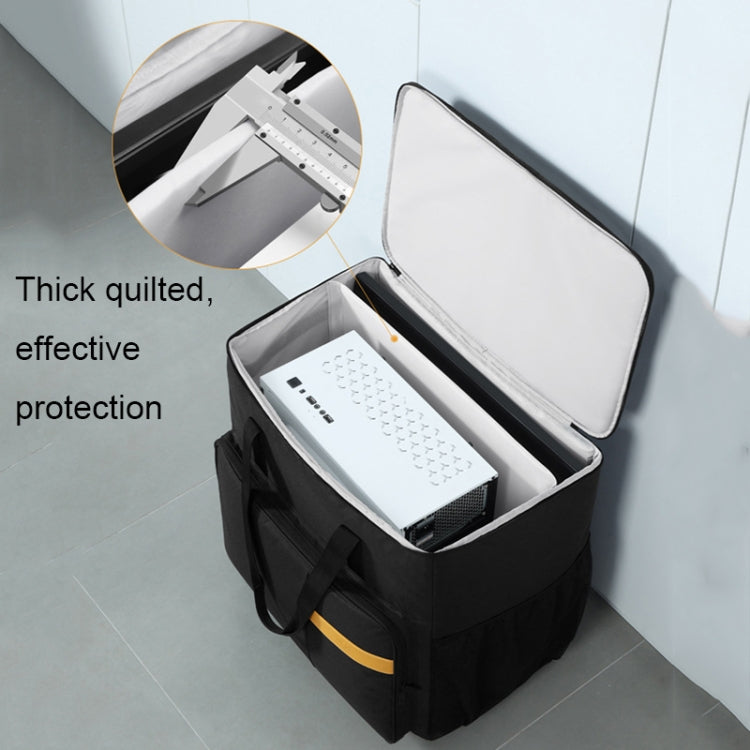 必優美 電腦主機可拆卸拉杆抗震防水收納包 帶輪子