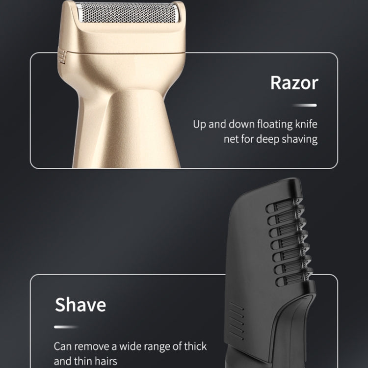 5合1理髮器 數顯全身水洗剃鬚刀鼻毛器電推剪套裝