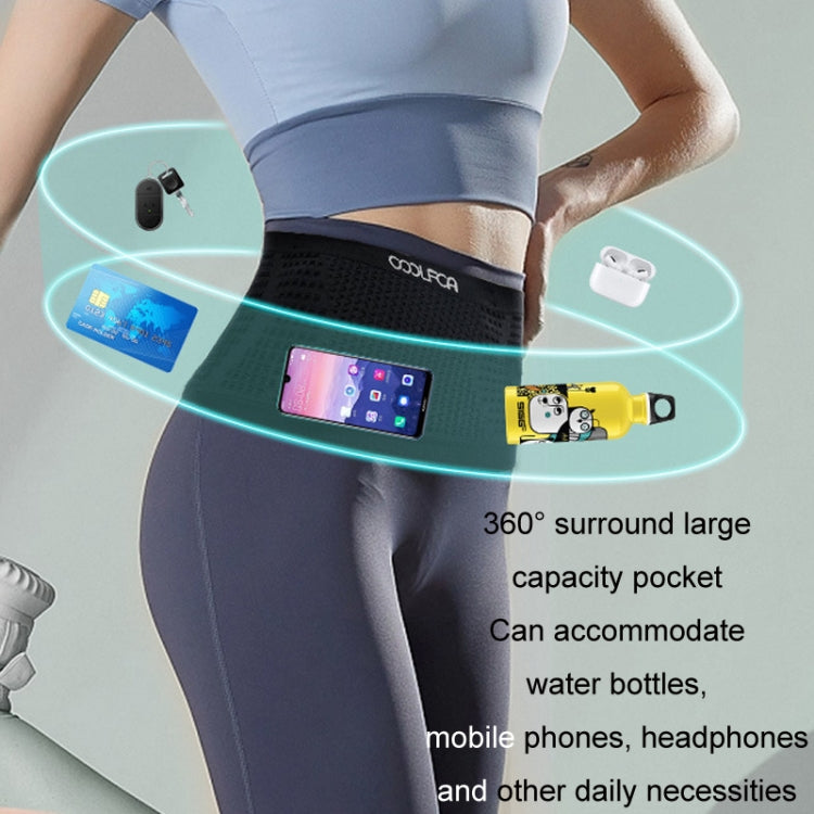COOLFCA 戶外健身運動防滑透氣手機腰包