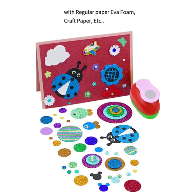 圓形壓花器 兒童手工工具，顏色隨機發貨