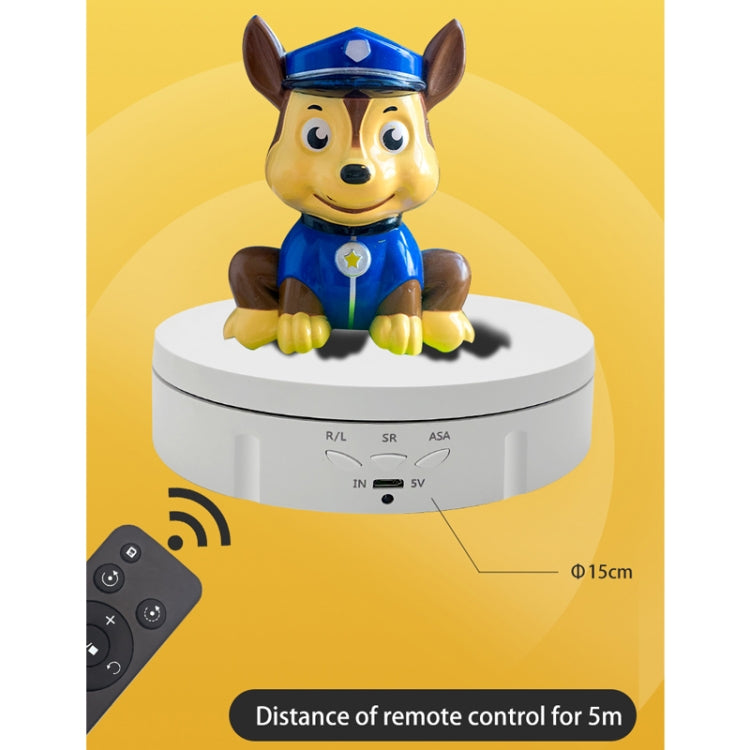 二合一 充電款轉盤旋轉首飾直播拍攝展示台