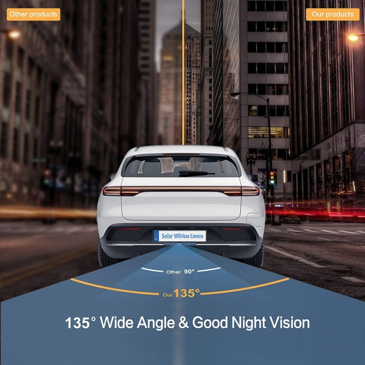 太陽能供電后視系統倒車無線傳輸車載攝像頭显示器