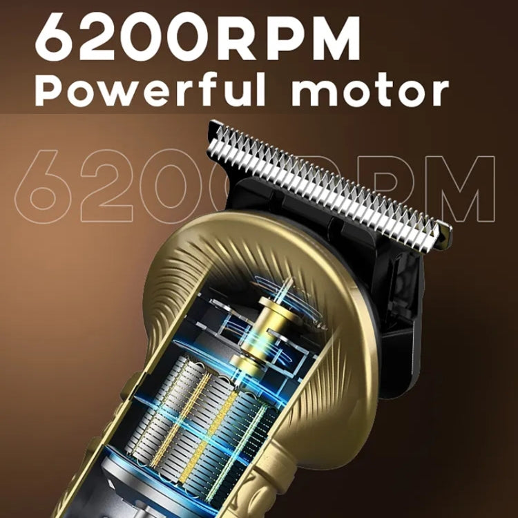 6合1男士多功能理髮器 金屬理髮雕刻推剪