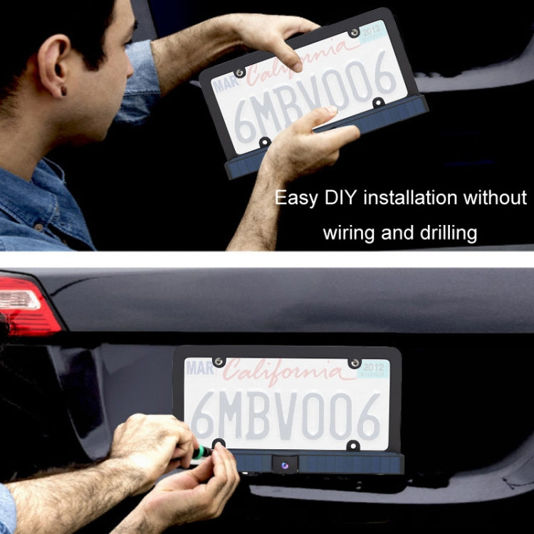 太陽能HD無線一體化車牌框显示屏攝像頭