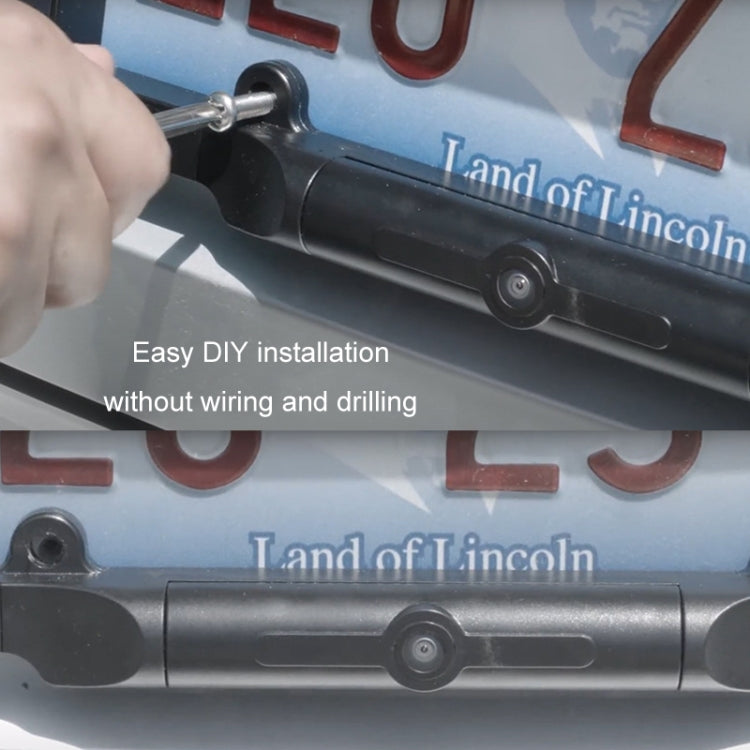 太陽能一體化車牌無線傳輸攝像頭倒車显示屏