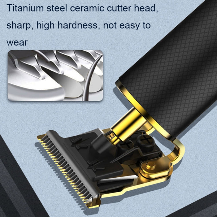 USB充電數顯雕刻陶瓷刀電動理髮器