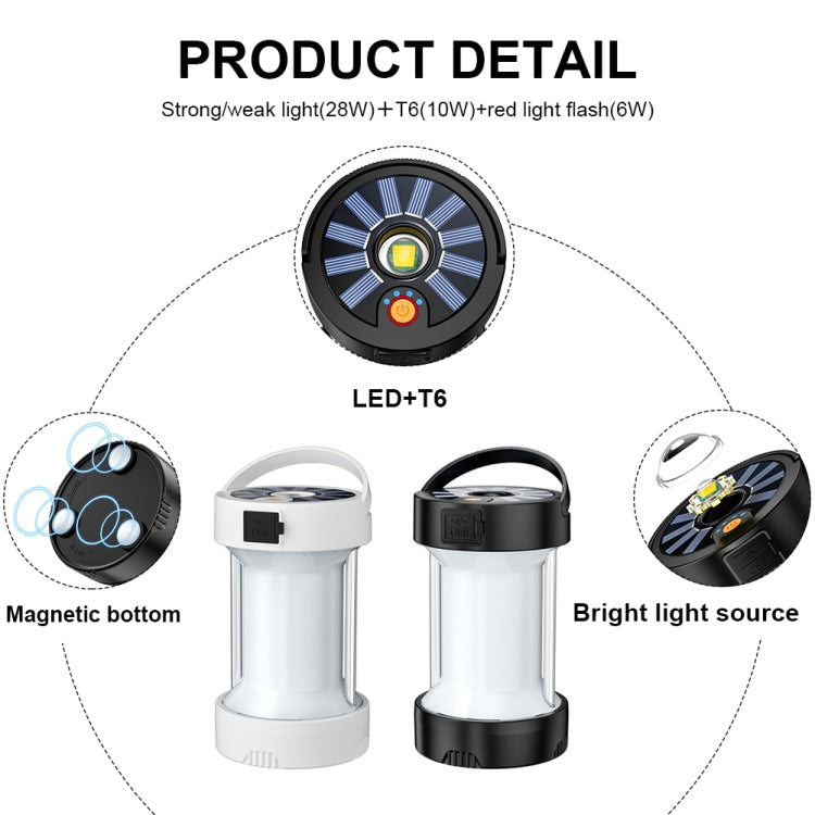戶外露營燈應急燈多功能帳篷燈太陽能充電LED強光野營燈