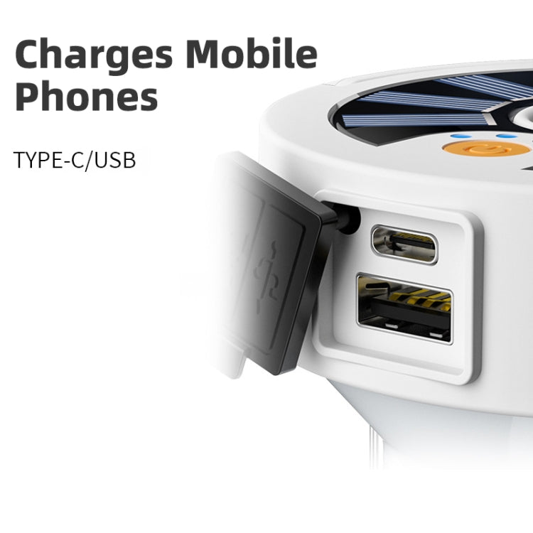 戶外露營燈應急燈多功能帳篷燈太陽能充電LED強光野營燈